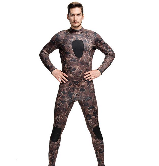 3MM Men Neoprene Surfing Suit Wetsuit Camo Swimming Fishing Camouflage Diving Jumpsuit Spearfishing Wetsuit