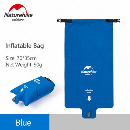 Naturehike Outdoor Camping Mat Inflatable Bag Inflatable Tent Sleeping Pad Ultralight Portable Picnic Air Mat Camping Picnic Pad