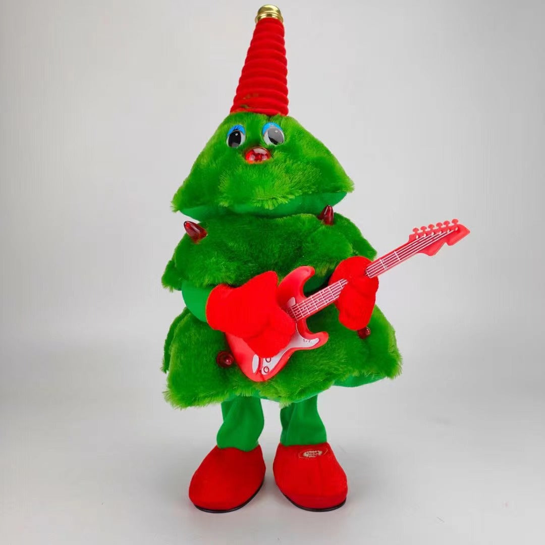 Electric Plush Dancing Christmas Tree Glowing Singing Christmas Toys Children's Gift