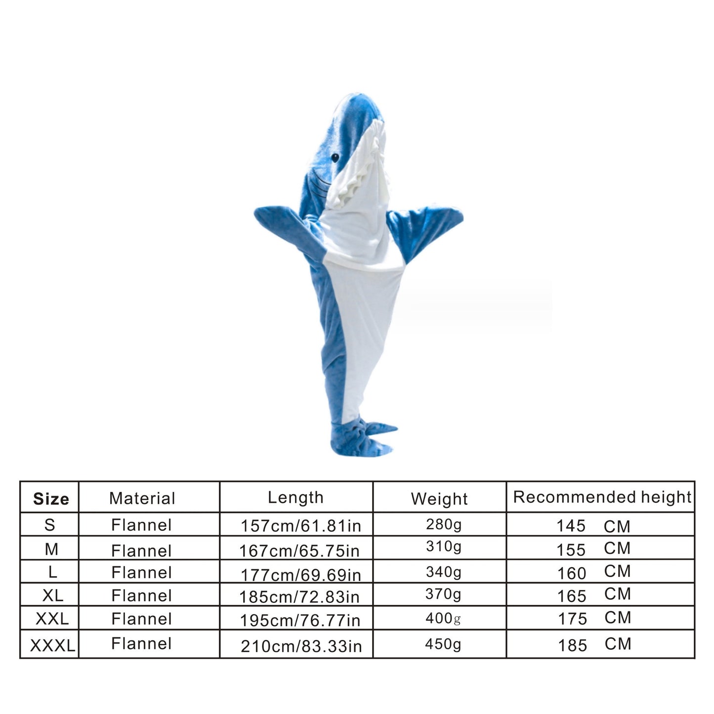 Cartoon Shark Sleeping Bag Pajamas Office Nap Shark Blanket Karakal High Quality Fabric Mermaid Shawl Blanket For Children Adult