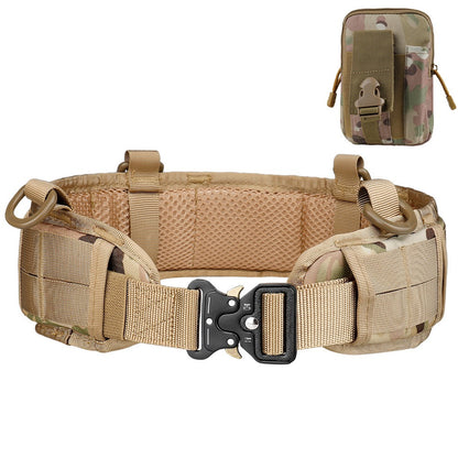 Multi Functional Quick Disassembly Tactical Belt Waist Cover Outdoor Training Cobra Belt Nylon Waist Belt Suit