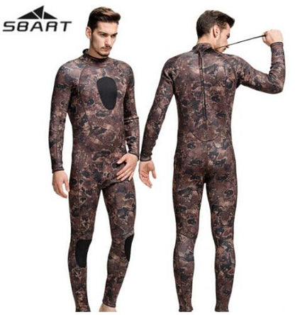 3MM Men Neoprene Surfing Suit Wetsuit Camo Swimming Fishing Camouflage Diving Jumpsuit Spearfishing Wetsuit