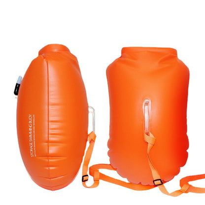 PVC  Inflatables Storage Swim Buoys Dry Bag Orange Floating Safety Swimming Buoy