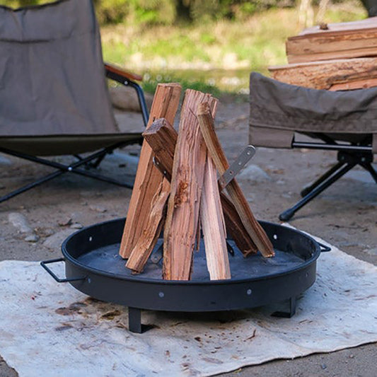 Outdoor Camping Fire Burning Platform, Firewood Rack, Brazier, Bonfire Ventilation Auxiliary Rack, Fire Booster