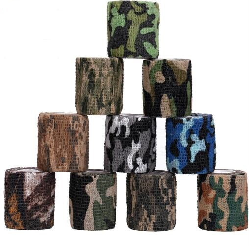 5cmx4.5m Outdoor Hunting Shooting Tool Camouflage Stealth Tape