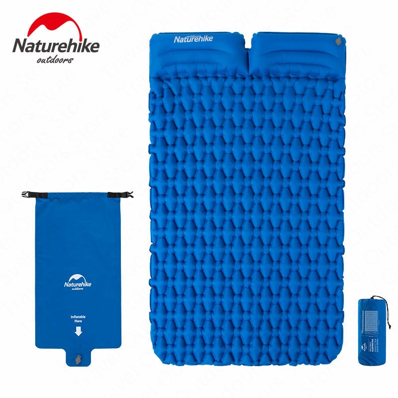 Naturehike Outdoor Camping Mat Inflatable Bag Inflatable Tent Sleeping Pad Ultralight Portable Picnic Air Mat Camping Picnic Pad