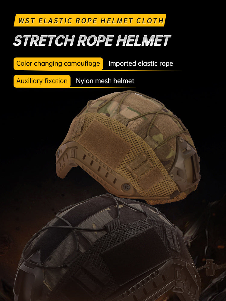 Tactical Multicam Helmet Cover for for Ops-Core FAST PJ Helmet Paintball Wargame Gear CS FAST Helmet Cover