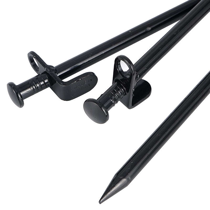 Canopy Tent Ground Nails Bold And Lengthened Steel Hardware Snow Nail Accessories 30cm Black