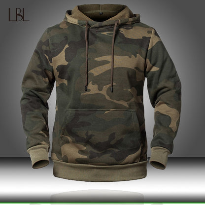 Camouflage Hoodies MenFashion Sweatshirt Male Camo Hoody Hip Autumn Winter Military Hoodie Mens Clothing