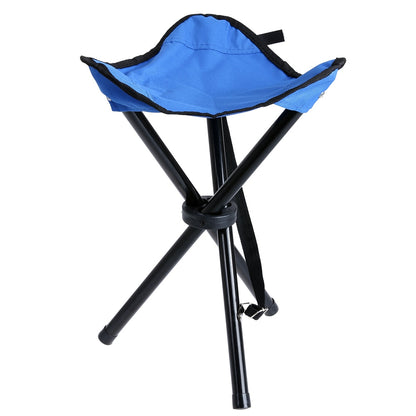 Lightweight Folding Stool Outdoor Furniture Camping Tourist Seat Chair Portable Aluminum Alloy Folding Stool with Storage Bag