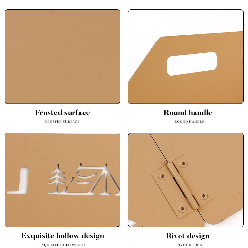 Outdoor stove enclosure wind shield camping wind shield shielding plate cassette stove folding gas stove stove wind shield