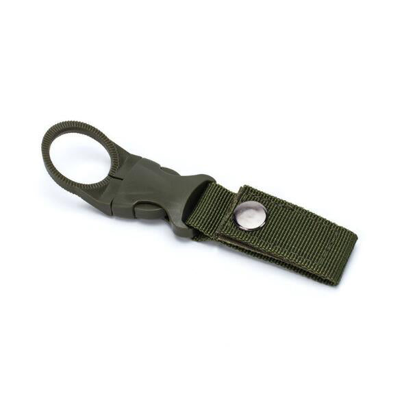 Nylon Molle Webbing Water Bottle Carabiner Belt Backpack Hanger Hook Outdoor Buckle Hook Holder Tool