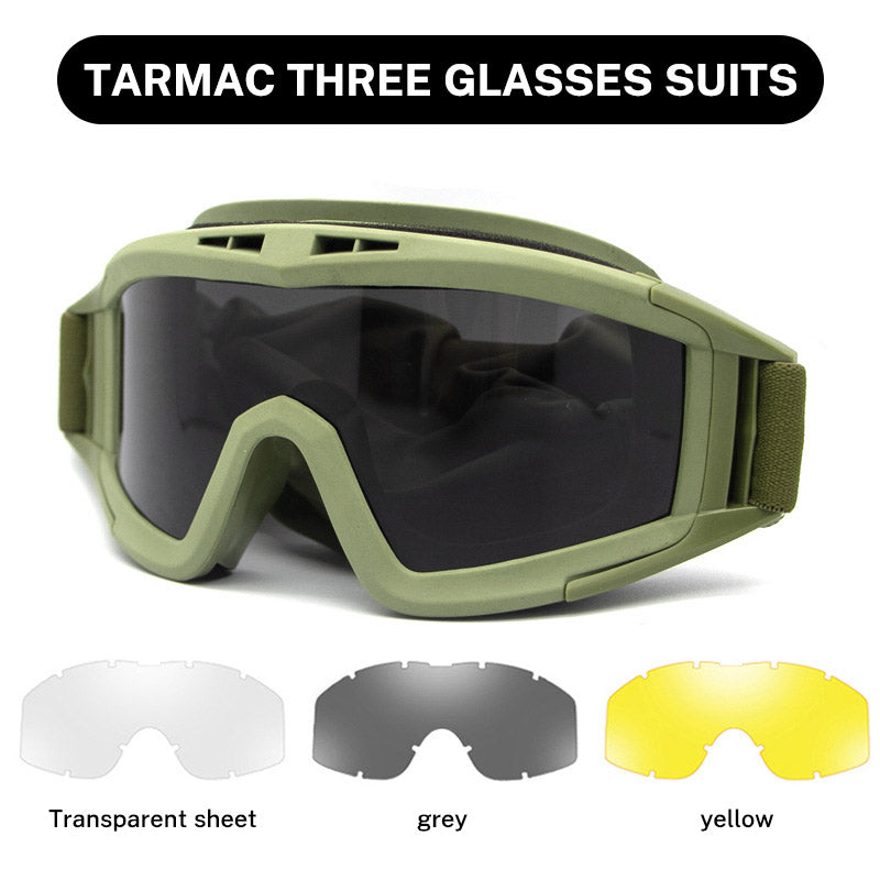 Military Tactical Goggles Outdoor Windproof Sports Army Airsoft Shooting Glasses Cycling Mountaineering Eyewear UV400