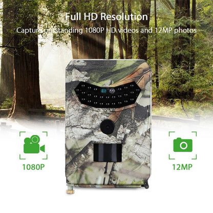 PR100 Hunting Camera Photo Trap 12MP Wildlife Trail Night Vision Trail Thermal Imager Video Cameras for Hunting Scouting Game